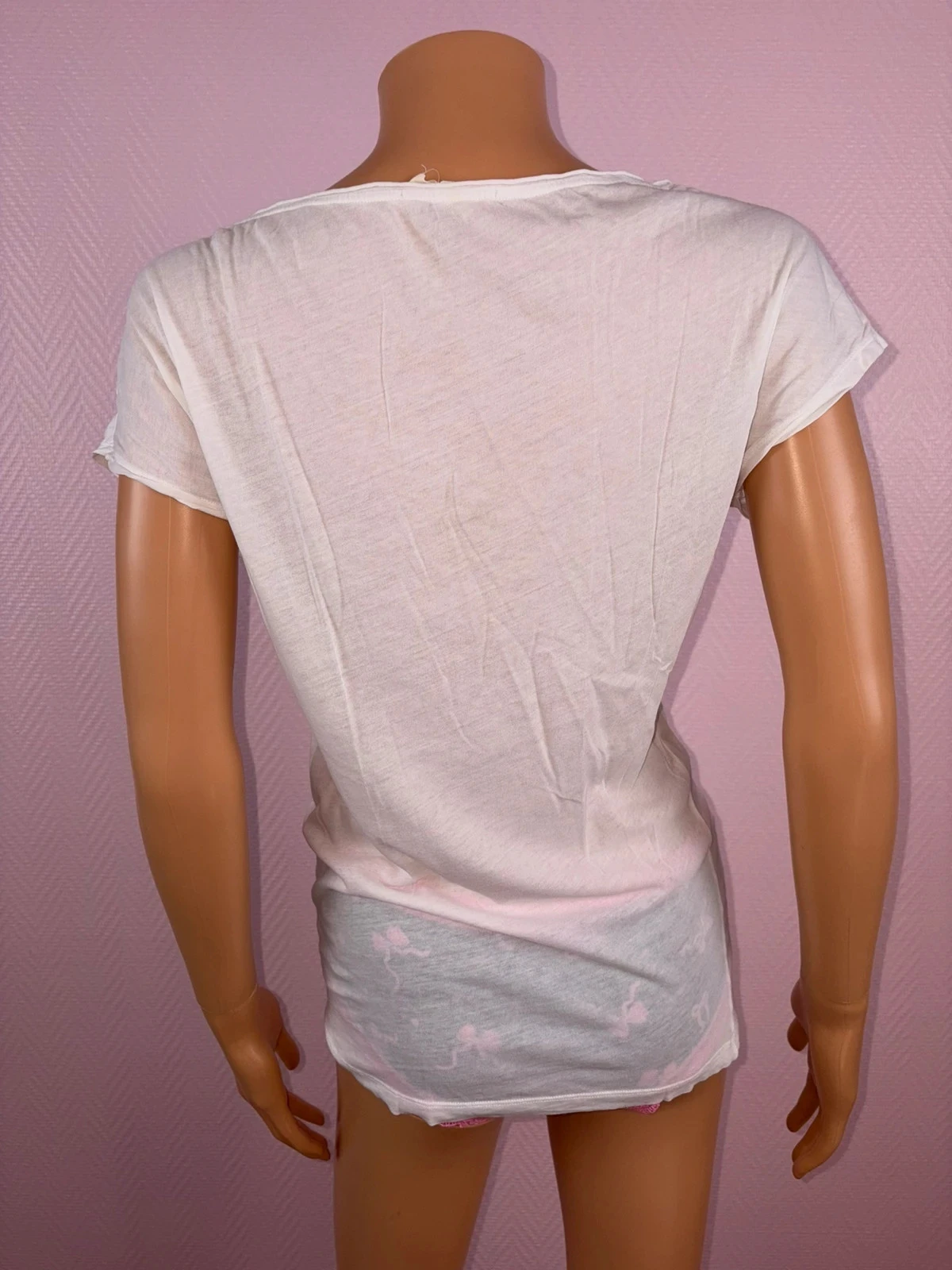 T-shirt leve, americano, vintage, tamanho M – photo 4